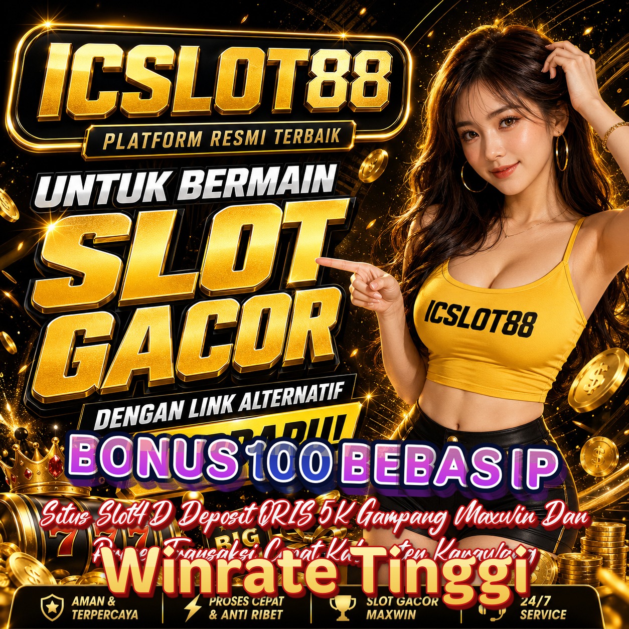 BONUS 100 BEBAS IP